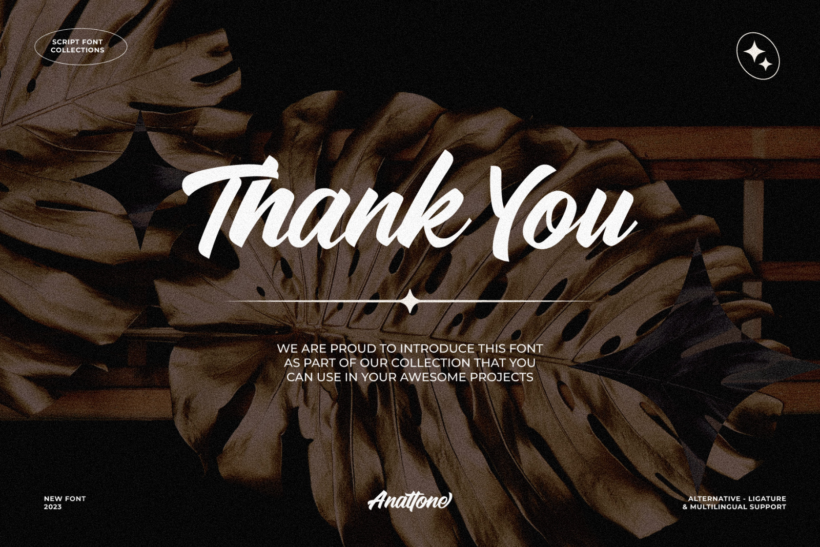 Anattone - Modern Script Font Anattone - Modern Script Font