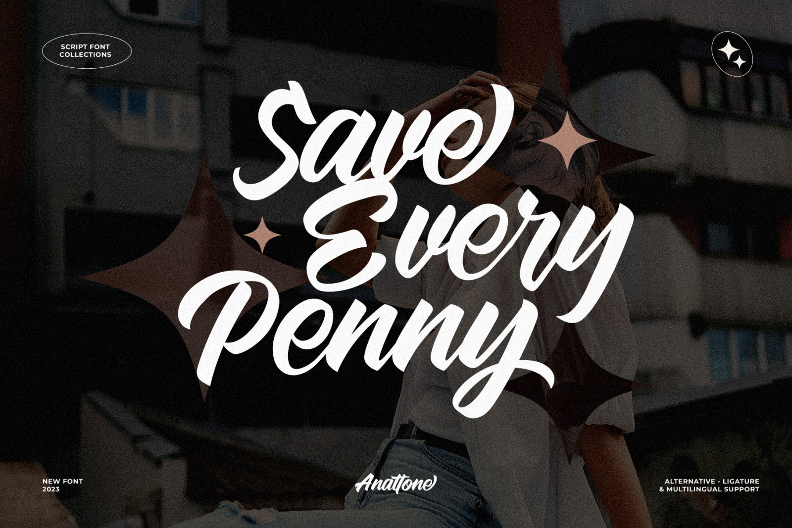 Anattone - Modern Script Font Anattone - Modern Script Font
