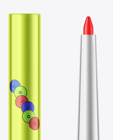 Metallic Lip Liner Mockup