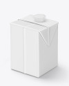 500ml Matte Juice Carton Pack Mockup