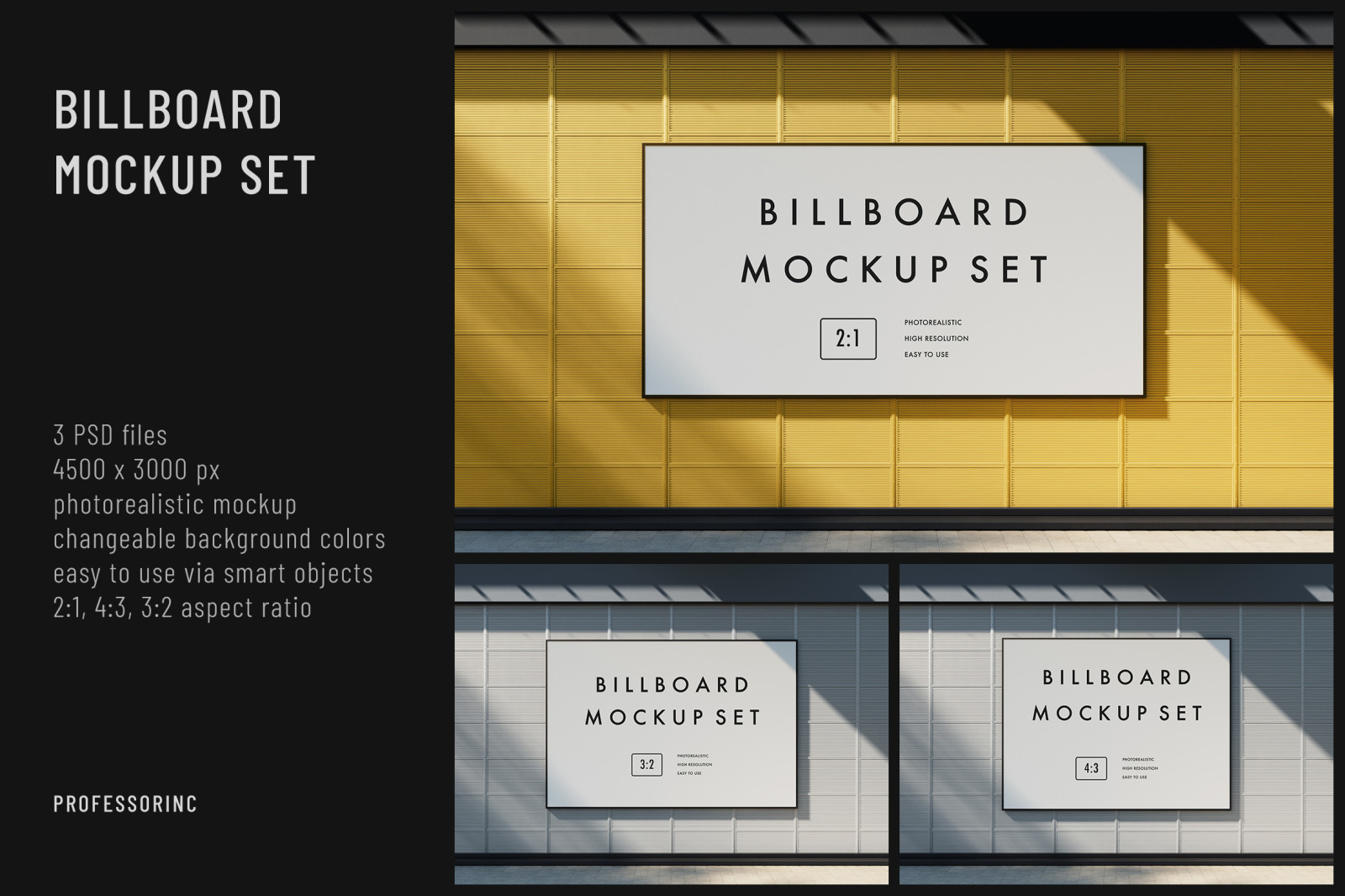 Billboard Mockup Set Billboard Mockup Set