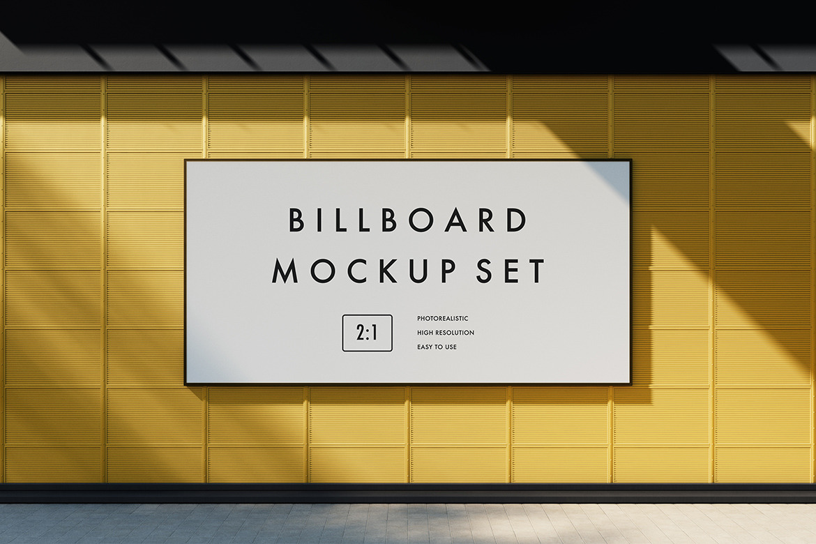 Billboard Mockup Set Billboard Mockup Set