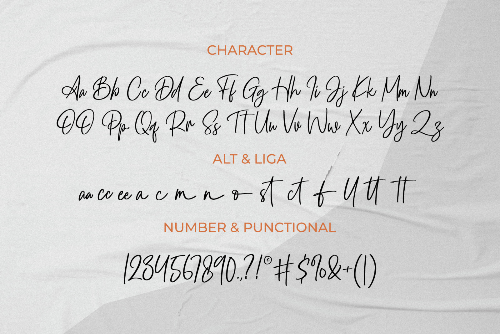 Dattena Resistance-Script Font Dattena Resistance-Script Font