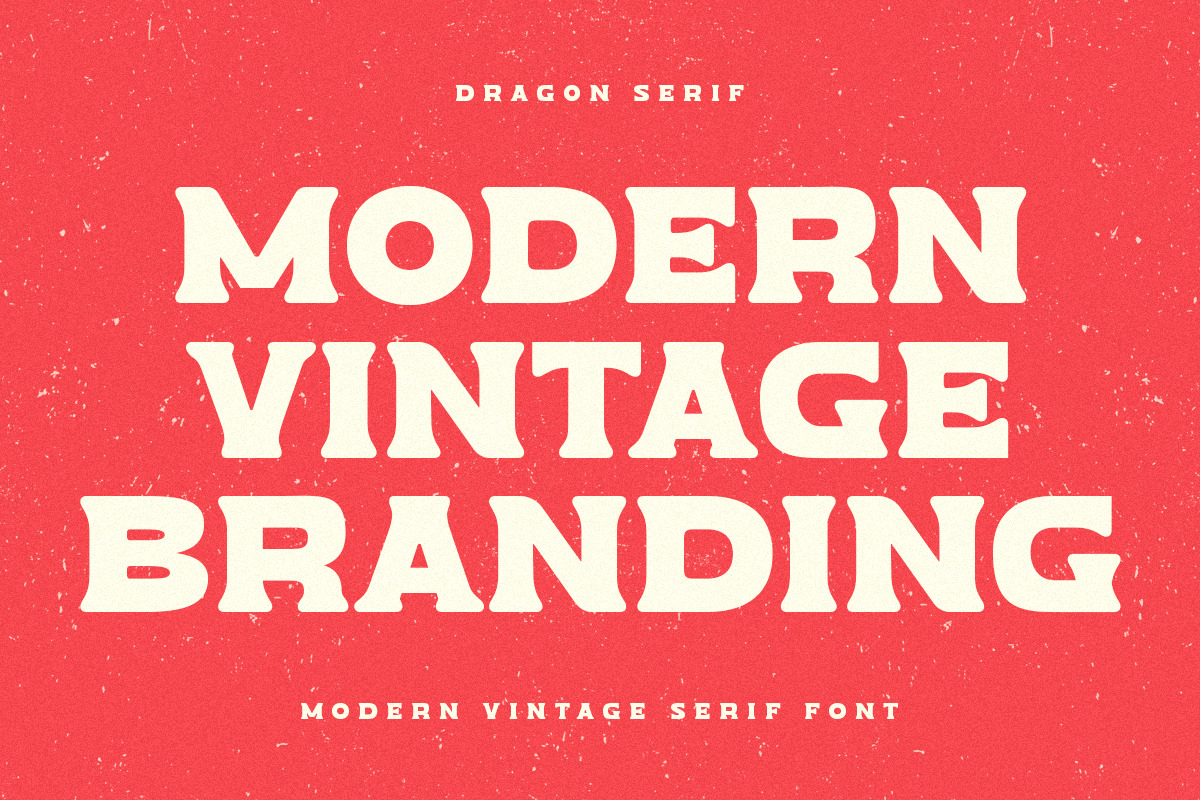 Dragon Serif - Modern Vintage Serif Font