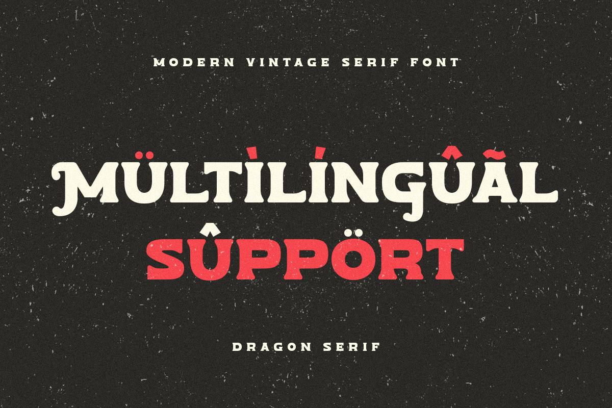 Dragon Serif - Modern Vintage Serif Font