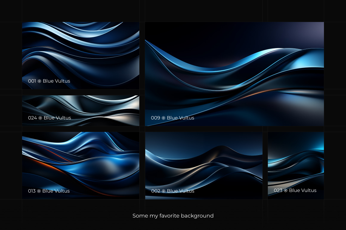 Blue Vultus ❊ Background Set