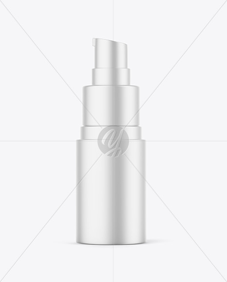 Metallic Airless Bottle Mockup