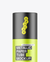 Metallic Paper Tube Mockup