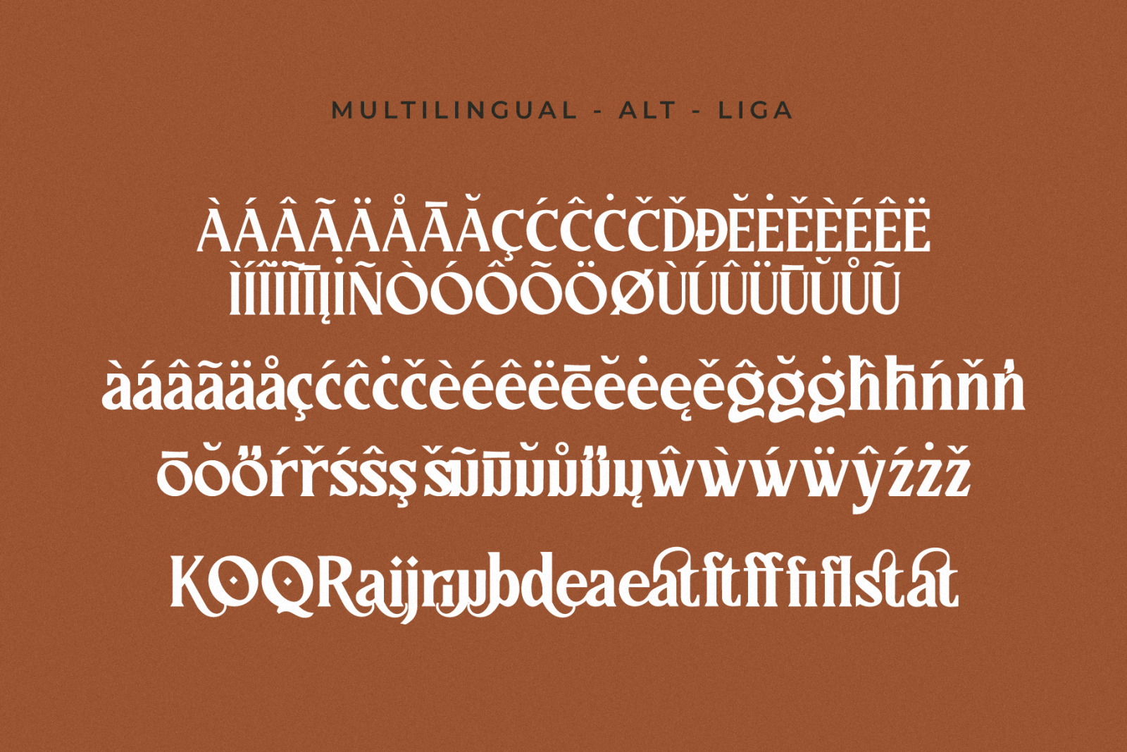 Regano Qingsta - Vintage Serif Font