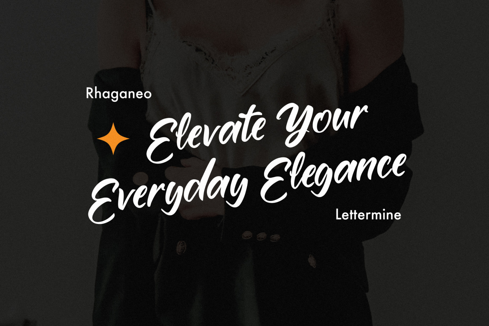 Rhaganeo - Elegant Handwritten Font Rhaganeo - Elegant Handwritten Font