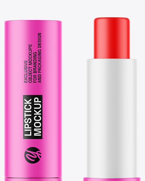 Matte Lipstick Mockup