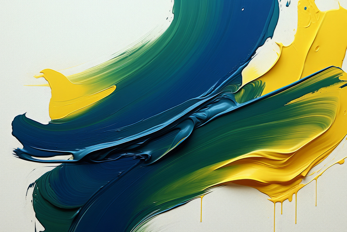 Paint brush strokes Paint brush strokes