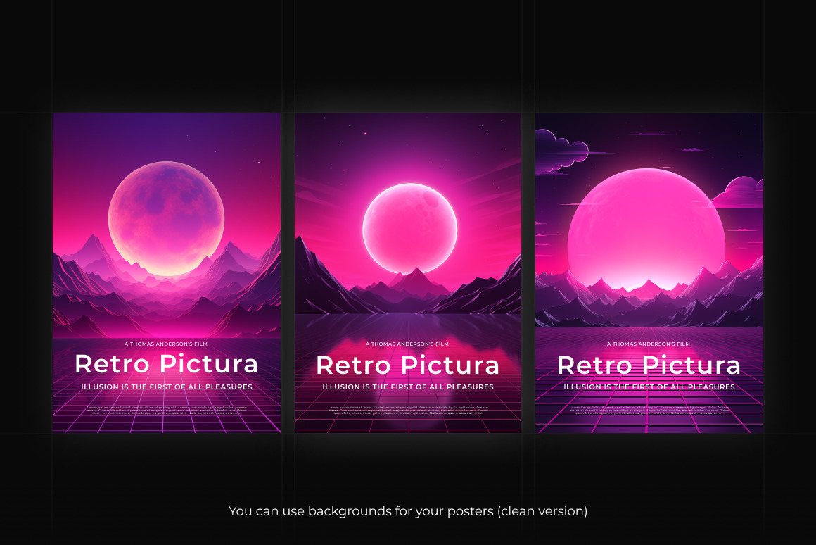 Retro Pictura ❊ Background Set