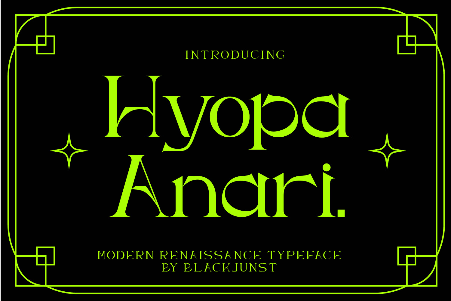 Hyopa Anari - Serif Font Hyopa Anari - Serif Font