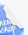 Texturated Sticker Mockup