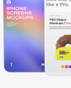 iPhone Screens Mockup