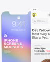 iPhone Screens Mockup