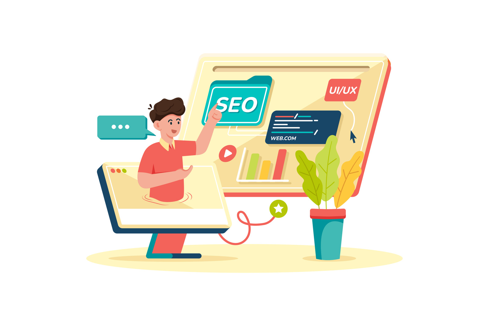 M743_Digital Marketing Illustration Pack M743_Digital Marketing Illustration Pack