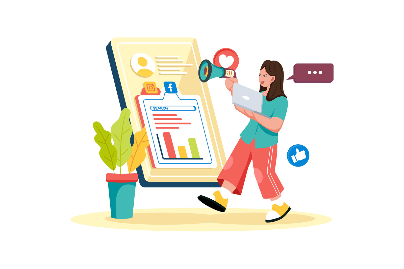 M743_Digital Marketing Illustration Pack M743_Digital Marketing Illustration Pack