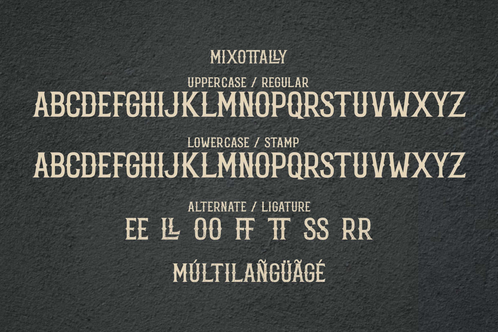 Mixottally Font Mixottally Font
