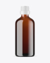 Amber Glass Essential Oil Bottle Mockup