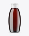 Dark Amber Cosmetic Bottle Mockup