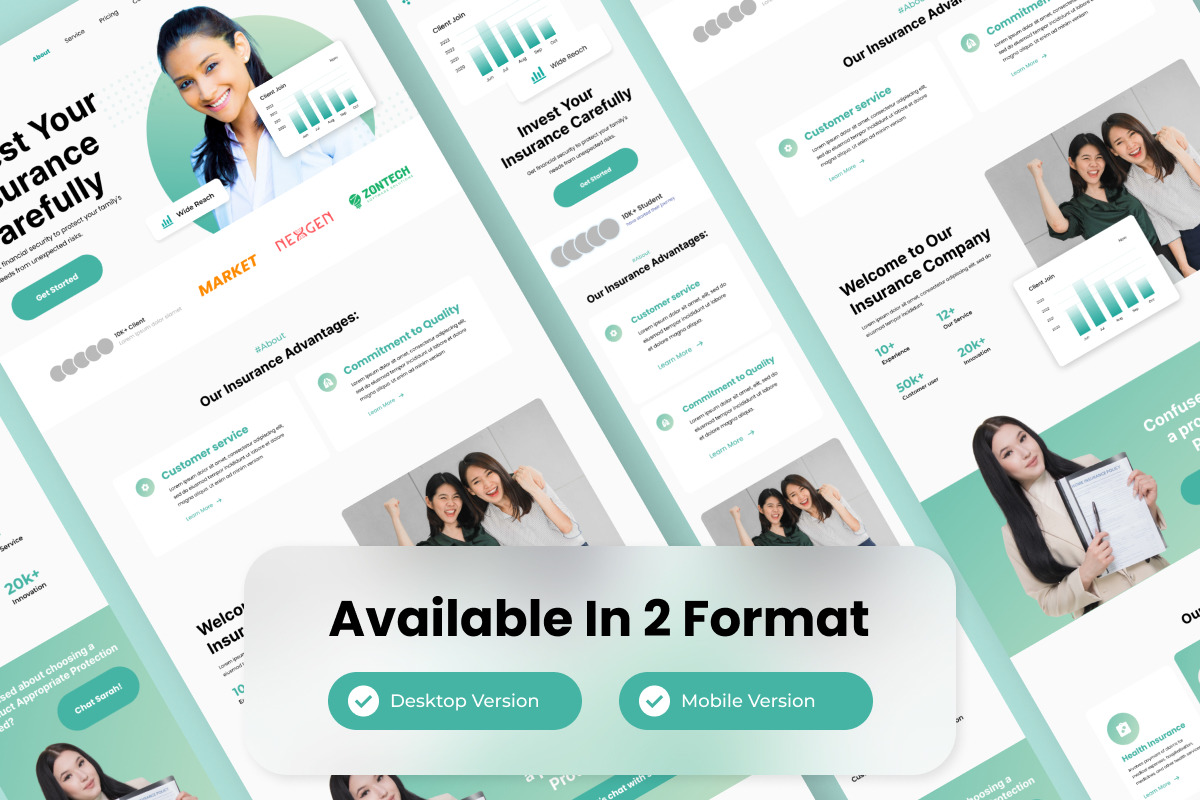 InsureCare - Insurance Agency Landing Page InsureCare - Insurance Agency Landing Page