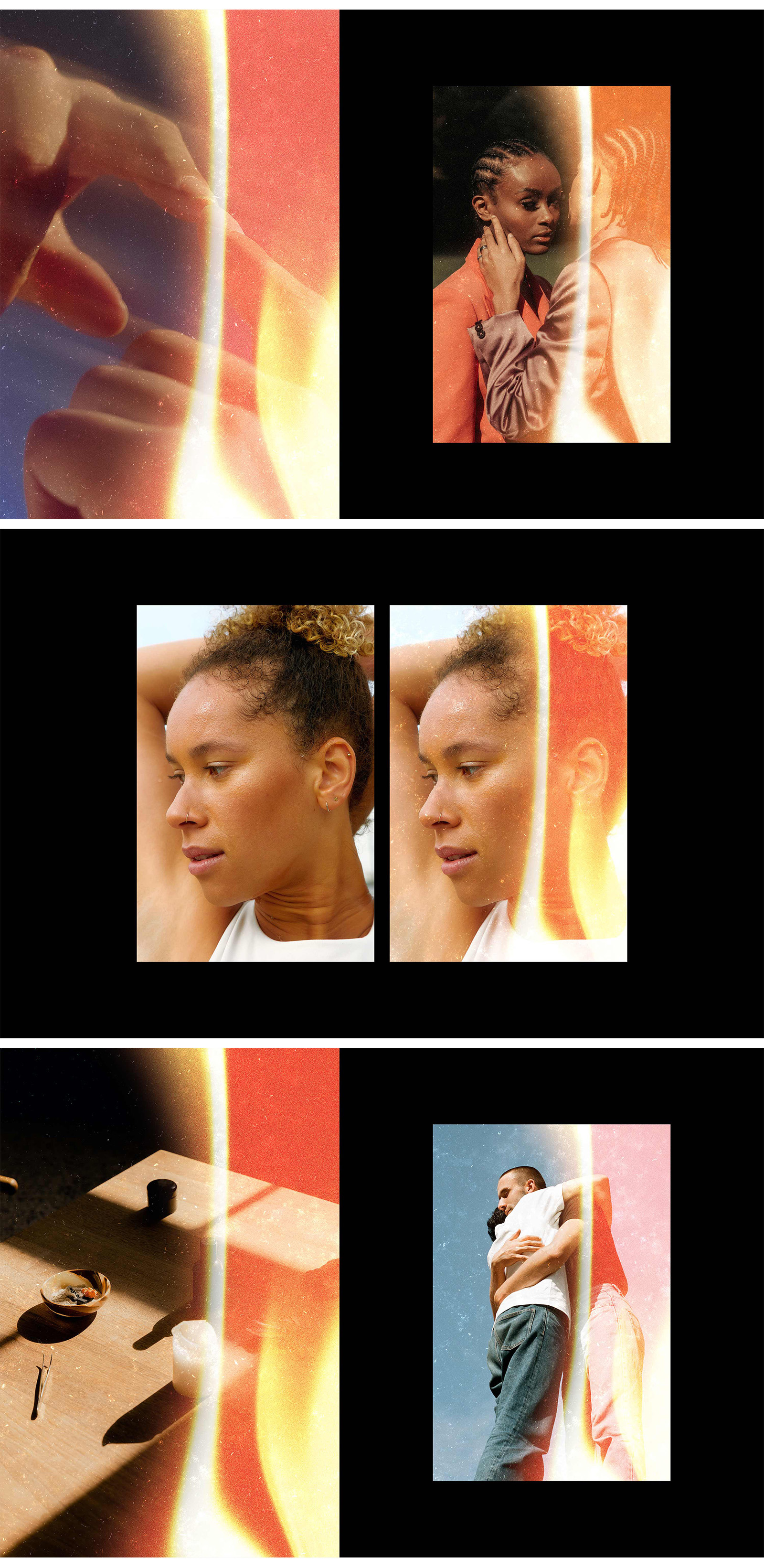 Light Leak Flare Film Poster Frame Light Leak Flare Film Poster Frame