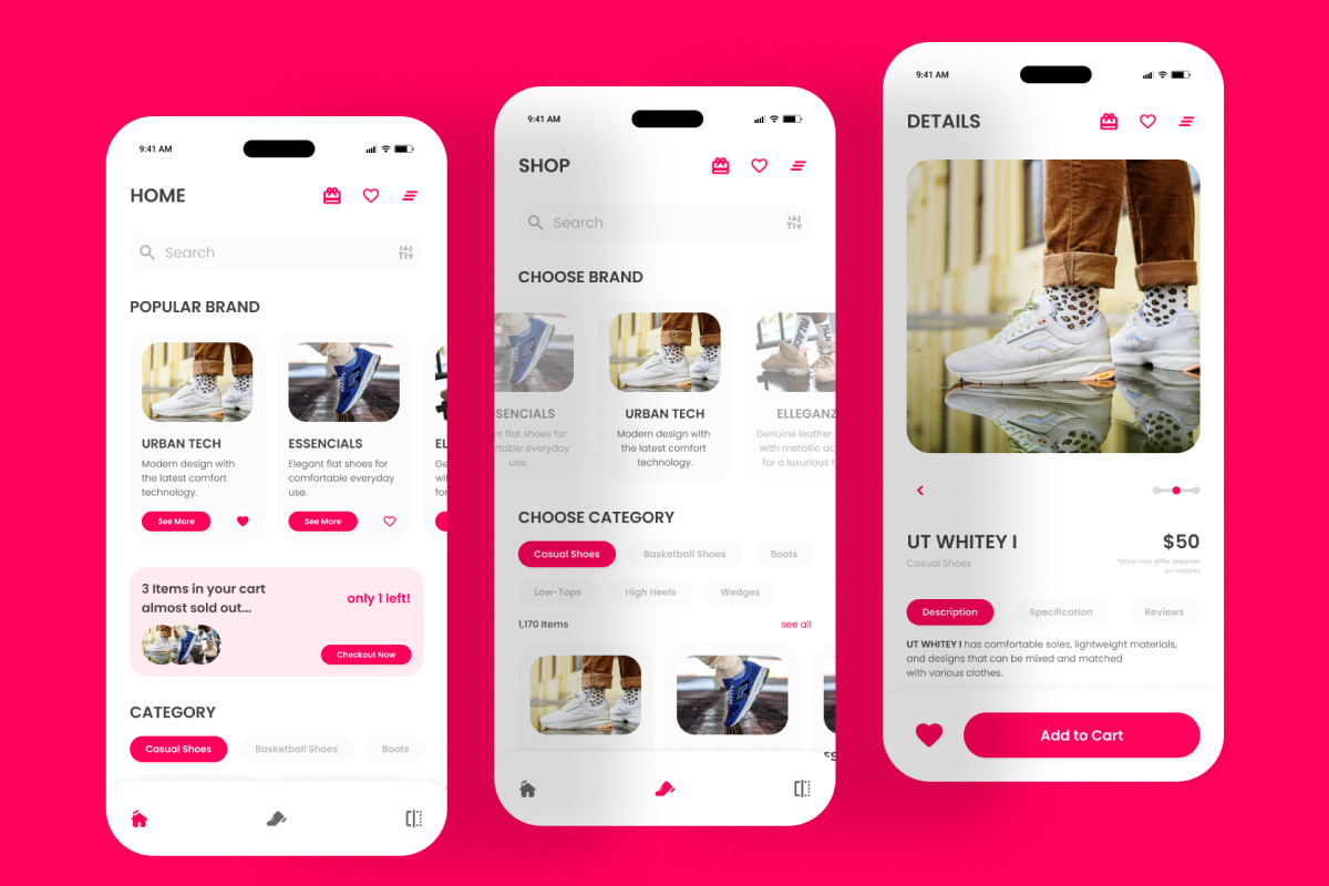 InnoStride - Shoes Shopping Mobile App