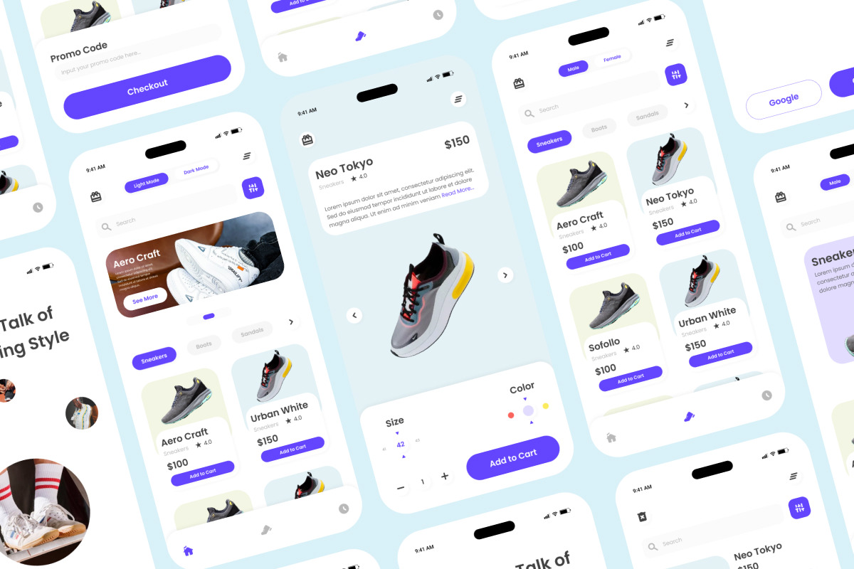 Zoya - Shoes Commerce Mobile App Zoya - Shoes Commerce Mobile App