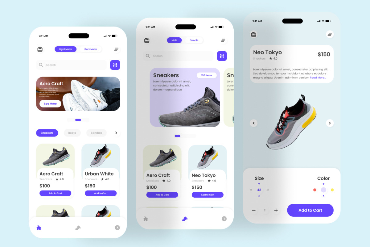 Zoya - Shoes Commerce Mobile App