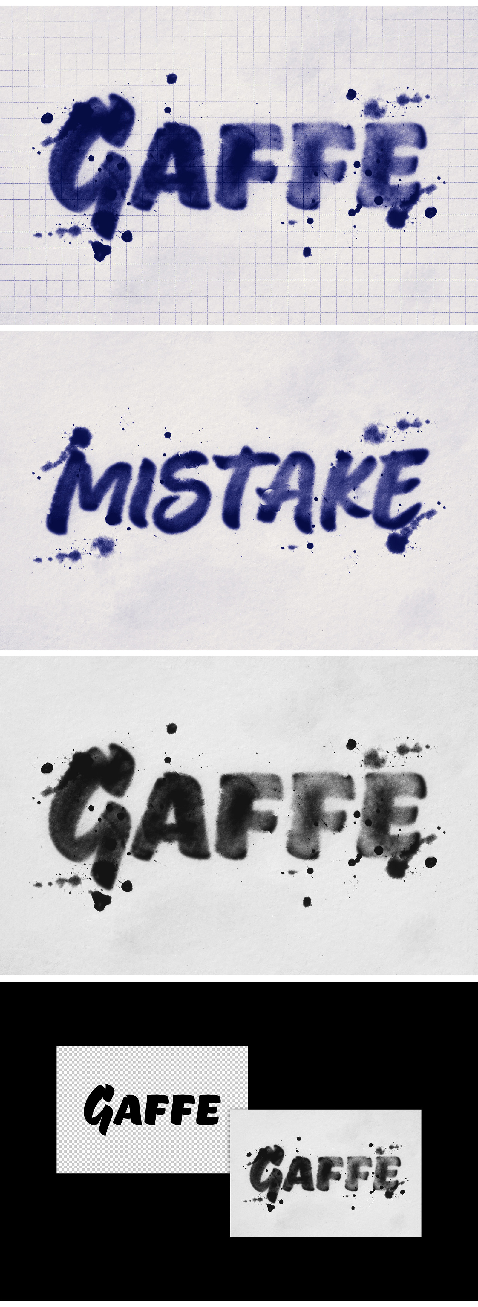 Ink Text Effect