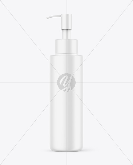 Matte Pump Bottle Mockup