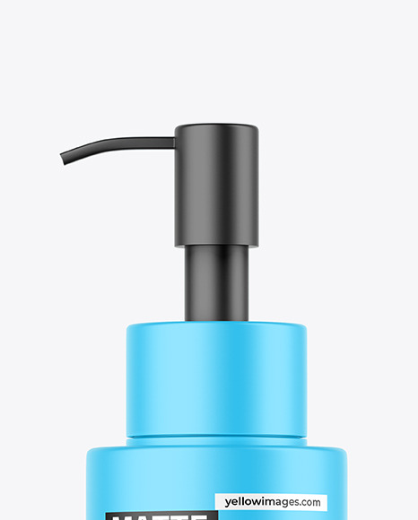 Matte Pump Bottle Mockup