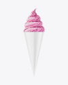 Ice Cream Cone Mockup