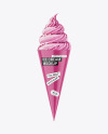 Ice Cream Cone Mockup