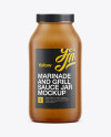 Marinade & Grill Sauce Jar Mockup