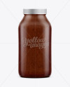 Plastic Jar W/ Barbecue Sauce Mockup