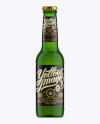 275ml Longneck Green Bottle Mockup