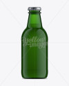 25cl Eva Light Twist Green Bottle Mockup