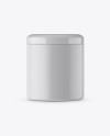 Textured Tin Can Mockup
