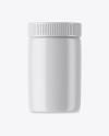 Glossy Plastic Jar Mockup