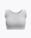 Women's Fitness Top Mockup - Front View