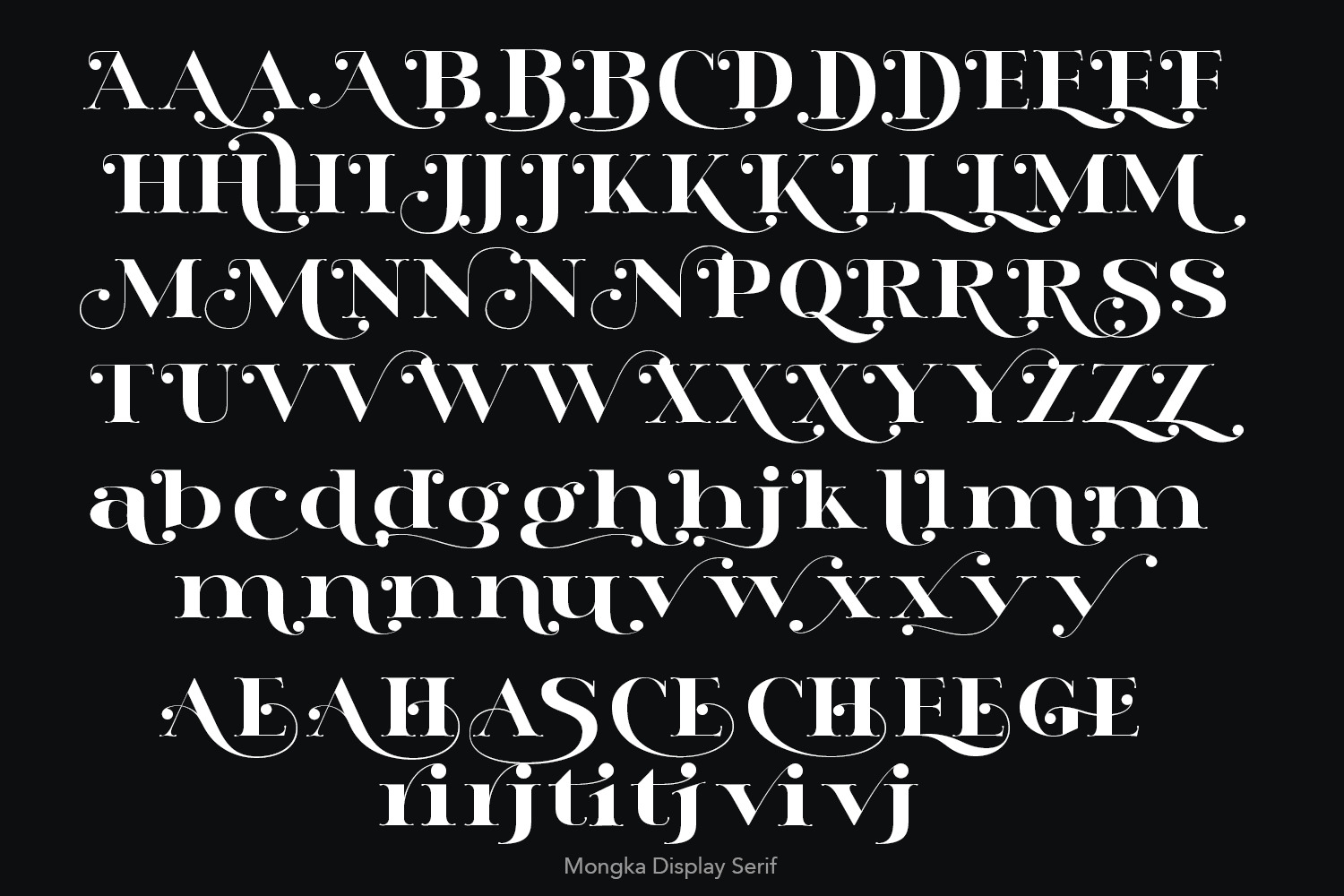 Mongka Display Font