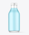 Frosted Glass Bottle Mockup
