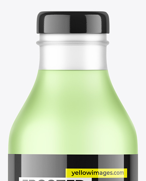 Frosted Glass Bottle Mockup
