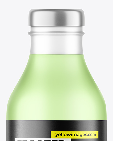 Frosted Glass Bottle Mockup