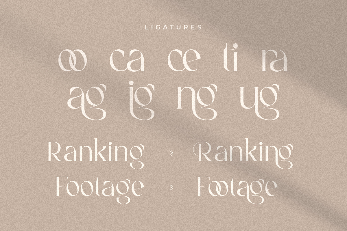 Quloon - Modern Ligature Font