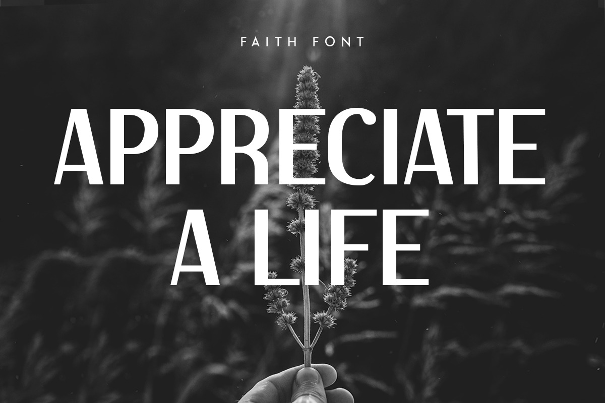 Faith - Modern Elegant Sans Serif Faith - Modern Elegant Sans Serif