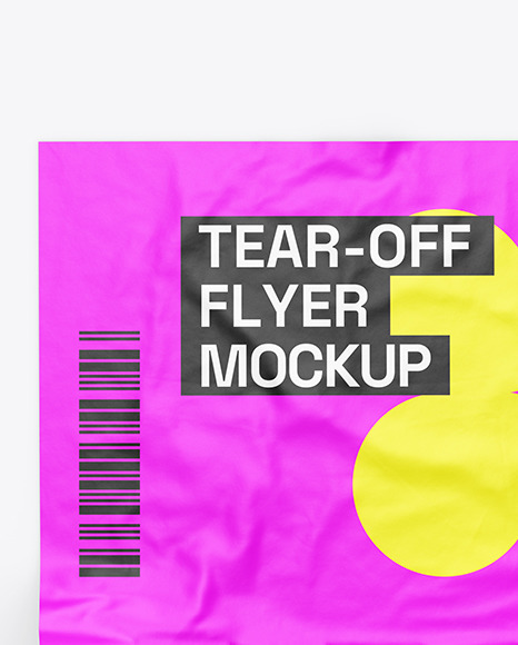 Tear-Off Flyer Mockup